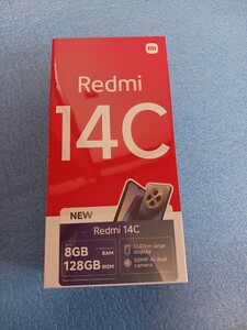 未開封 redmi 14C 白ロム SIMロック解除済 ブラック xiaomi