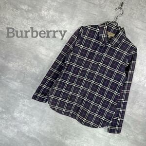 『Burberry』 バーバリー (S) チェック柄シャツ