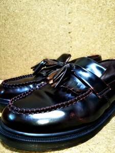 【Dr.MARTENS】ドクターマーチン エイドリアン タッセルローファー UK6 (25cm ) ADRIAN TASSEL LOAFER チェリーレッド アルカディア