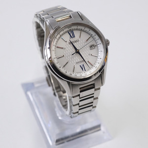 SEIKO セイコー エクセリーヌ 腕時計 USED美品 SWCW115 電波ソーラー レディース 完動品 X6353