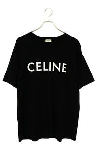 セリーヌバイエディスリマン CELINE by Hedi Slimane 2X681671Q サイズ:S ルーズフィットロゴプリントTシャツ 中古 SJ02