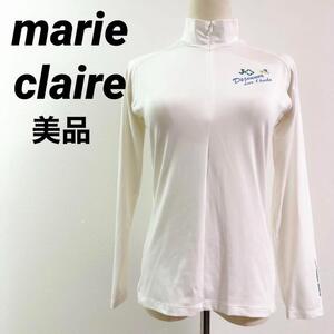 【美品】marie claire マリクレール　ジャージ　シースルー　ロゴ入り