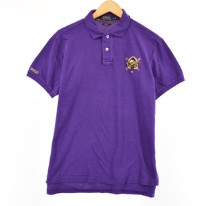 古着 ラルフローレン Ralph Lauren POLO RALPH LAUREN CUSTOM FIT 半袖 ポロシャツ メンズM /eaa320110 【SS2406】