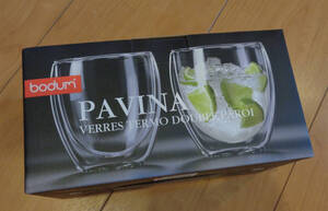 BODUM PAVINA DOUBLE WALLTHERMO-GLASSES ペアグラス