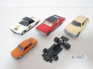 C687K 現状渡し 海外製 古いミニカーまとめて コーギーCORGI ソリドsolido ポリトーイPOLITOYS 他 シトロエン ポルシェ ロータス BMW◆1031