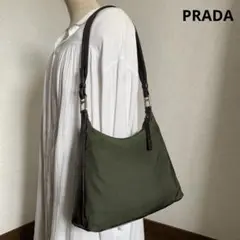 ◇ PRADA プラダ ワンショルダーバッグ ナイロン モスグリーン ◇