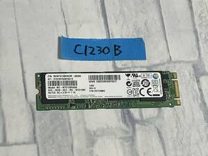 【中古部品】即決！SSDパーツ M.2　128GB　(B&M Key) 動作確認済 (管：C1230B)