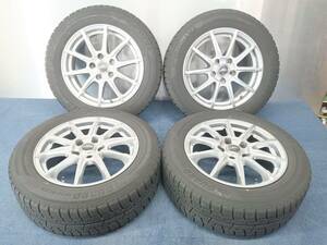 ★7.5-8分山★20年製★ ヨコハマiG50+ 205/60R16　トヨタ純正ナット用社外 16×6.5J +38 5H-114.3 スタッドレス プリウスα・SAI等　G100