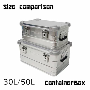 ★CHANODUG OUTDOOR★スタッキング アルミ コンテナボックス★50L★アウトドアコンテナボックス★キャンプ道具収納BOX★トランクカーゴ★７