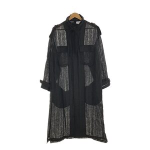 【美品】 Ground Y / グラウンドワイ | 2024SS | RAISED STRIPE MILITARY DRESS SHIRT COAT