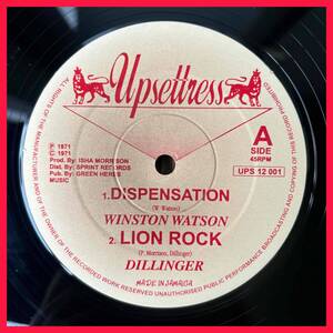 ★美盤！1979！Killer Roots！【Winston Watson/Dispensation/Dillinger/Lion Rock/Inamans/Rythm Rock】12inch Upsettress UK Reissue