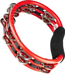 【在庫処分】MEINL Percussion マイネル タンバリン Traditional ABS Tambourine Steel Jingles Red TMT1R 【国内正規品】