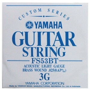 ヤマハ YAMAHA FS53BT アコースティックギター用 弦 バラ売り 3弦