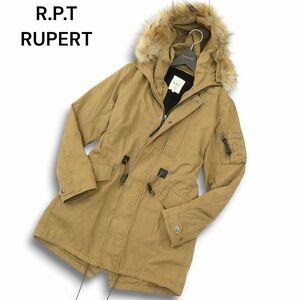 R.P.T RUPERT ルパート 秋冬 リアルファー&ボア ライナー★ M-51 ミリタリー モッズコート Sz.M　メンズ　A4T11981_B#N