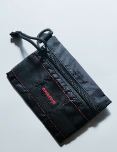 即決 新品未使用タグ付 ULフラットポーチ S / BRIEFING FLAT POUCH ミニ ウォレット ゴルフ 小物入れ ゴルフ ネック ストラップ ホルダー