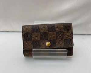 20240109【LOUIS VUITTON】ルイヴィトン ミュルティクレ6 ダミエ・エベヌ N62630 キーケース 6連