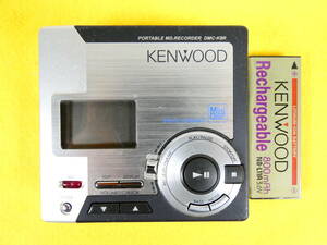 KENWOOD ケンウッド DMC-K9R ポータブルMDレコーダー 音響機器 オーディオ ※現状渡し/録再OK！ @送料600円 (10)