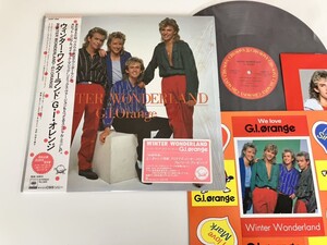 【ステッカー/カレンダー/シュリンク付】G.I.Orange / Winter Wonderland LP CBSソニー 23AP3100 85年限定盤応募シール付き