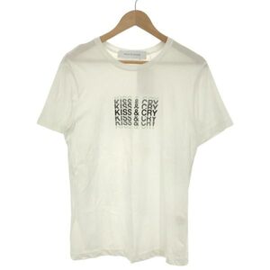 WALK OF SHAME ウォークオブシェイム KISS&CRYプリントTシャツ ホワイト XS IT0I3RHRHPF4