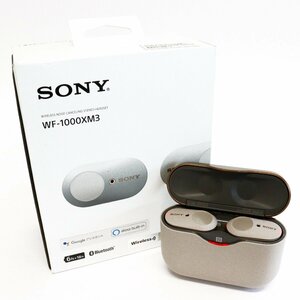 ソニー SONY ワイヤレスヘッドセット【WF-1000XM3】イヤホン ケース.付属品有り※通電確認済み.動作未確認◆おたからや【x-A97769】