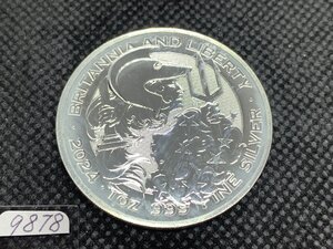 31.1グラム 2024年 (新品) イギリス「ブリタニアとリバティー」純銀 1オンス 銀貨