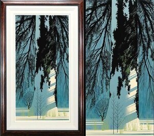 【真作】【WISH】アイベン・ロール Eyvind Earle「スノーホワイト」シルクスクリーン 40号大 大作 直筆サイン 　 #24092480