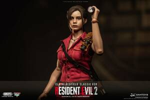 DAMTOYS x NAUTS 1/6 バイオハザード RE 2 クレア レッドフィールド CLASSIC.Ver 未開封新品 DMS038 BIOHAZARD 4 レオン