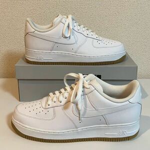 新品未使用　NIKE AIR FORCE 1 ’07 30.0cm ホワイト ガムソール　AIR JORDAN1 goodenough fragment 藤原ヒロシ