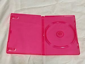 DVD空ケース　ピンク色透明　1枚　未使用品