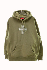 シュプリーム SUPREME 20AW Cross Box Logo Hooded Sweatshirt クロスボックス パーカー M【ブランド古着ベクトル】240217☆AA★ メンズ