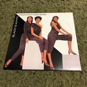 送料込み【ライナー】LP ポインター・シスターズ　ブラック&ホワイト　POINTER SISTERS BLACK&WHITE