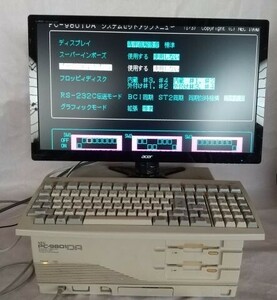 ☆NEC★PC9801DA/U2★起動OK・部品取りに★ジャンク！