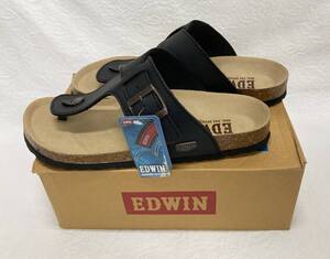 ○未使用○ EDWIN エドウィン EW9123 サンダル 黒 28.0cm 