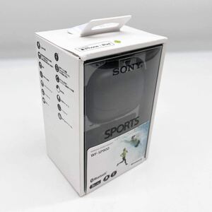 未使用 Sony ソニー フルワイヤレス イヤホン ブラック 防水仕様 4GBメモリ内蔵 WF-SP900/BM (国内正規品) D78