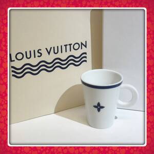 LOUIS VUITTON ルイヴィトン★新品★希少！レア！！『モノグラムフラワータイル』リモージュ陶器 マグカップ★新品未使用品