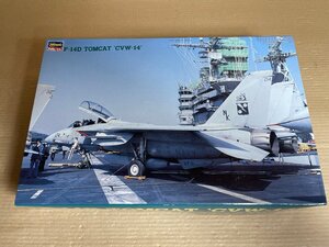 プラモデル　接着剤無　未組立　箱ダメージ有　ハセガワ　1/48　F-14D　トムキャット　CVW-14