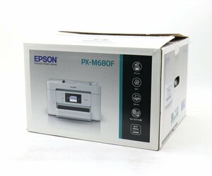 【JUNK】EPSON PX-M680F A4インクジェット複合機1段カセットモデル 2.7インチタッチパネル搭載 有線/無線LAN対応 外箱あり ジャンク品