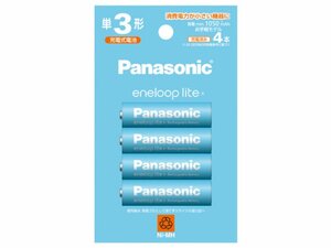 ★新品未開封★Panasonic充電式エネループライト　単3形 4本パック(お手軽モデル 1050 mAh) クリックポスト送料無料【BK-3LCD/4H】eneloop