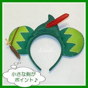 新品●剣付きカチューシャ　ヘアアクセサリー　カチューシャ　ピーターパン　コスプレ　羽根