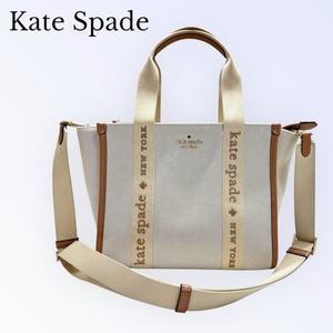 ケイトスペード Kate Spade 2WAYショルダーバッグ スモールトート キップ キャンバス