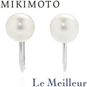 ミキモト パールイヤリング 真珠 7mm K14 MIKIMOTO 中古 プレラブド 返品OK