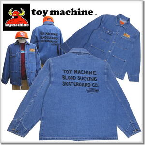 トイマシーン TOY MACHINE BLOOD SUCKING COVERALL JACKET TMPCJK28-L.BLUE-L トイマシーンジャケット カバーオール スケートボード