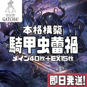 即日発送！騎甲虫蕾禍 デッキ　遊戯王　レガシーオブデストラクション