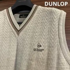 美品✨DUNLOP ダンロップ　ニットベスト L 防寒