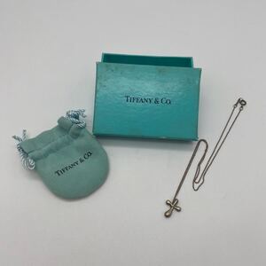 TIFFANY&Co. ティファニー ネックレス シルバー スモールクロス アクセサリー P38