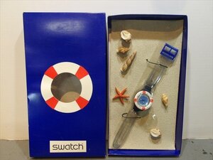 swatch SCUBA200 浮き輪 AG1997 腕時計 ケース 箱付き ファッション 未使用品 雑貨