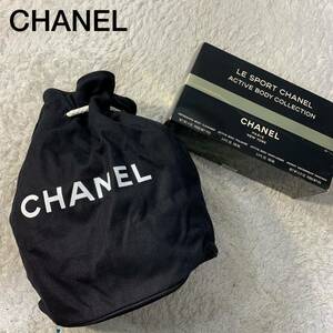 CHANEL シャネル 巾着 プールバッグ ショルダーバッグ 黒