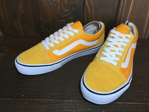 ★VANS バンズ 国内企画 OLD SKOOL オールドスクール Ultra Cush 黄×白 25.0ｃm 極美品 Used 検 SK8 スリッポン ハーフキャブ ERA