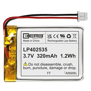 1 X EEMBリチウムポリマー電池3.7 V 320 mAh 402535 Lipo充電可能電池パックMolexコネク