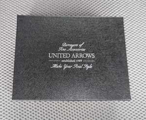 ユナイテッドアローズ United Arrows シルバー 空き箱 藤原ヒロシ プレゼント用 アクセサリー ネックレス 指輪 リング ピアス アクセ